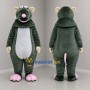 Custom Dark Gray and Pink Rat Mascot Costume Adult Full Body Suit for Halloween Events