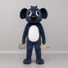 Custom Navy Blue and White Koala Mascot Costume Adult Full Body Suit for Educational Events
