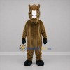 Custom Brown and White Horse Mascot Costume Adult Full Body Suit for Farm Events