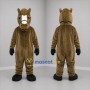 Custom Brown and White Horse Mascot Costume Adult Full Body Suit for Farm Events