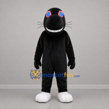 Custom Black and White Seal Mascot Costume Adult Full Body Suit for Ocean Events
