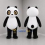 Custom Black and White Panda Mascot Costume Adult Full Body Suit for Zoo Events