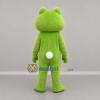Custom Green and White Frog Mascot Costume Adult Full Body Suit for Nature Events