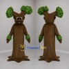 Custom Brown and Green Tree Mascot Costume Adult Full Body Suit for Environmental Events