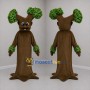 Custom Brown and Green Tree Mascot Costume Adult Full Body Suit for Environmental Events