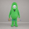 Custom Green Cucumber Mascot Costume Adult Full Body Suit for Food Promotions
