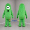 Custom Green Cucumber Mascot Costume Adult Full Body Suit for Food Promotions