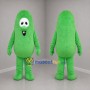 Custom Green Cucumber Mascot Costume Adult Full Body Suit for Food Promotions