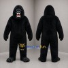 Custom Black Gorilla Mascot Costume Adult Full Body Suit for Wildlife Events