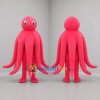Custom Pink Octopus Mascot Costume Adult Full Body Suit for Ocean Events