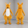 Custom Golden Brown and White Kangaroo Mascot Costume Adult Full Body Suit for Wildlife Events