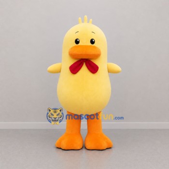 Custom Yellow and Orange Chicken Mascot Costume Adult Full Body Suit for Farm Events