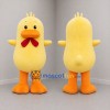 Custom Yellow and Orange Chicken Mascot Costume Adult Full Body Suit for Farm Events