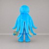 Custom Blue Octopus Mascot Costume Adult Full Body Suit for Ocean Events