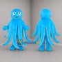 Custom Blue Octopus Mascot Costume Adult Full Body Suit for Ocean Events