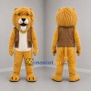 Custom Golden Brown and Tan Lion Mascot Costume Adult Full Body Suit for Adventure Events