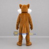 Custom Brown and White Fox Mascot Costume Adult Full Body Suit for Nature Events