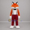 Custom Orange White and Red Fox Mascot Costume Adult Full Body Suit for Children's Events