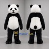 Custom Black and White Panda Mascot Costume Adult Full Body Suit for Wildlife Events