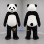 Custom Black and White Panda Mascot Costume Adult Full Body Suit for Wildlife Events