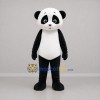 Custom Black and White Panda Mascot Costume Adult Full Body Suit for Zoo Events