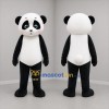 Custom Black and White Panda Mascot Costume Adult Full Body Suit for Zoo Events