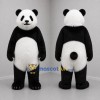 Custom Black and White Panda Mascot Costume Adult Full Body Suit for Wildlife Events