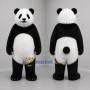 Custom Black and White Panda Mascot Costume Adult Full Body Suit for Wildlife Events