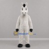 Custom Gray and Black Donkey Mascot Costume Adult Full Body Suit for Farm Events