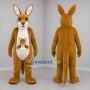 Custom Brown and White Kangaroo with Joey Mascot Costume Adult Full Body Suit for Wildlife Events