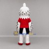 Custom White Black and Red Snowy Owl Mascot Costume Adult Full Body Suit for School Events