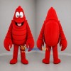 Custom Red Lobster Mascot Costume Adult Full Body Suit for Seafood Promotions