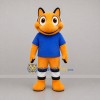 Custom Orange White and Blue Clownfish Mascot Costume Adult Full Body Suit for Ocean Events