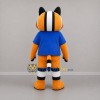 Custom Orange White and Blue Clownfish Mascot Costume Adult Full Body Suit for Ocean Events