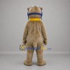 Custom Brown and Yellow Aviator Otter Mascot Costume Adult Full Body Suit for Adventure Events