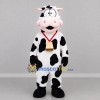 Custom Black and White Cow Mascot Costume Adult Full Body Suit for Farm Events