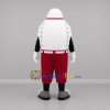 Custom White and Burgundy Baseball Mascot Costume Adult Full Body Suit for Baseball Games