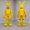 Custom Yellow Robot Rabbit Mascot Costume Adult Full Body Suit for Halloween Events