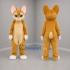 Custom Brown and Cream Rabbit Mascot Costume Adult Full Body Suit for Easter Events