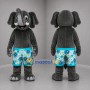 Custom Gray and Blue Beach Elephant Mascot Costume Adult Full Body Suit for Summer Events