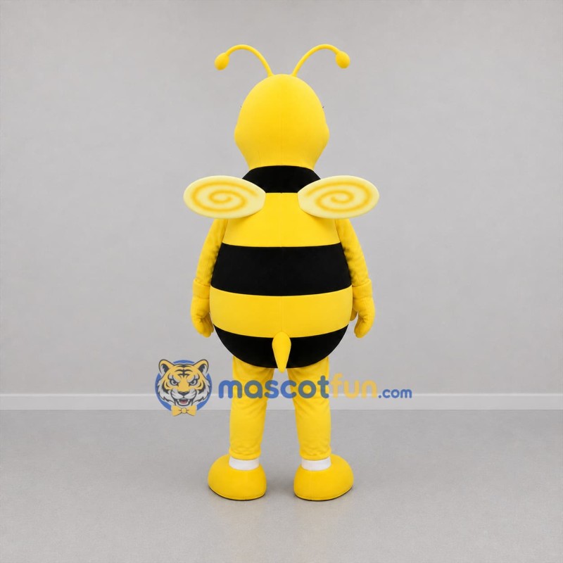 Custom Yellow and Black Bee Mascot Costume Adult Full Body Suit for Garden Events