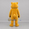 Custom Golden Yellow and Blue Cat Mascot Costume Adult Full Body Suit for Children's Events