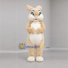Custom Cream and White Rabbit Mascot Costume Adult Full Body Suit for Easter Events
