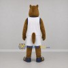 Custom Brown and White Basketball Horse Mascot Costume Adult Full Body Suit for Basketball Games