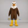 Custom Brown and White Bald Eagle Mascot Costume Adult Full Body Suit for Wildlife Events