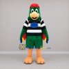 Custom Green Black and White Parrot Mascot Costume Adult Full Body Suit for Tropical Events