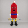 Custom Red and Yellow Fire Extinguisher Mascot Costume Adult Full Body Suit for Fire Safety Events