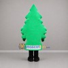 Custom Green and White Pine Tree Mascot Costume Adult Full Body Suit for Environmental Events