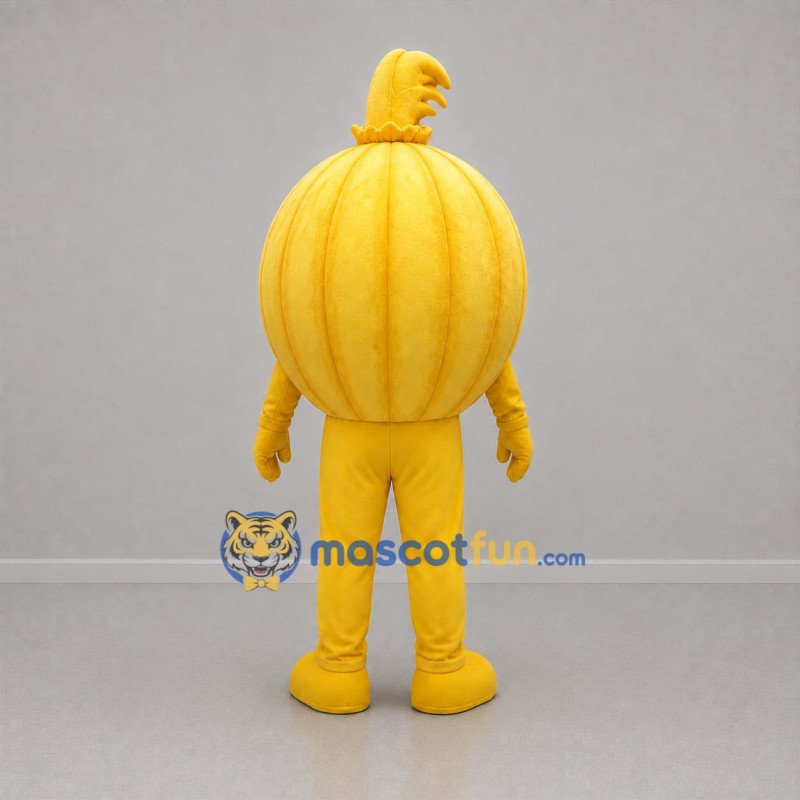 Custom Golden Yellow Onion Mascot Costume Adult Full Body Suit for Food Promotions