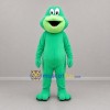 Custom Green Frog Mascot Costume Adult Full Body Suit for Nature Events